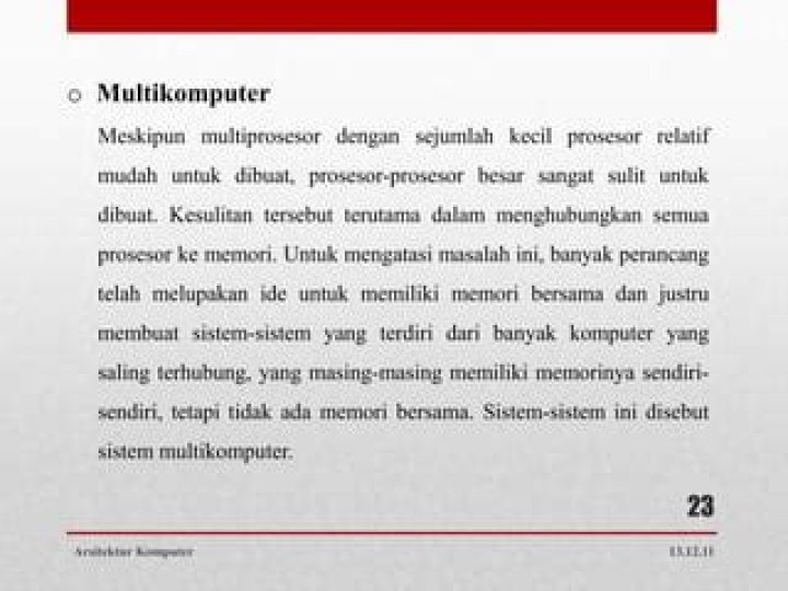 Apakah komputer multikomputer sulit?
