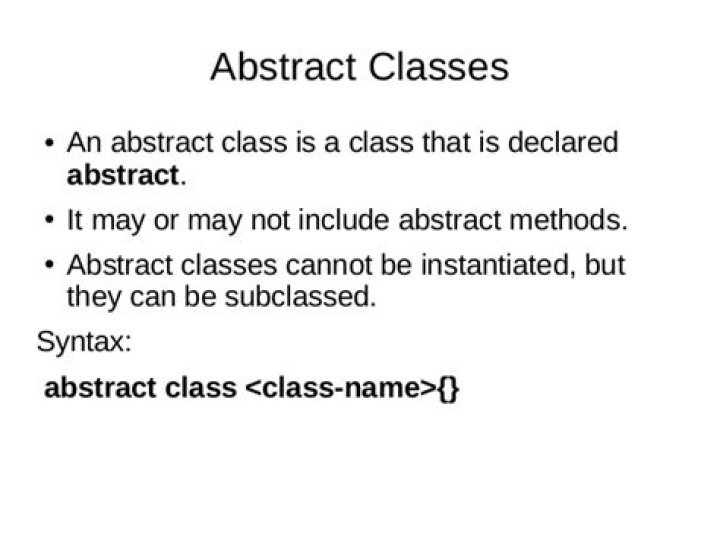 Can an abstract class have a constructor?