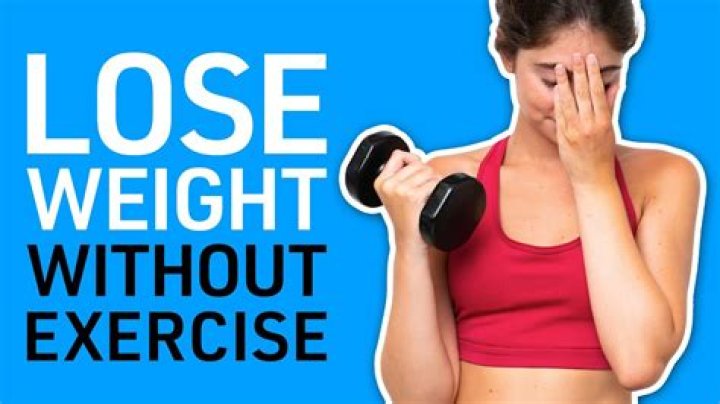 Can you lose weight without workout out?