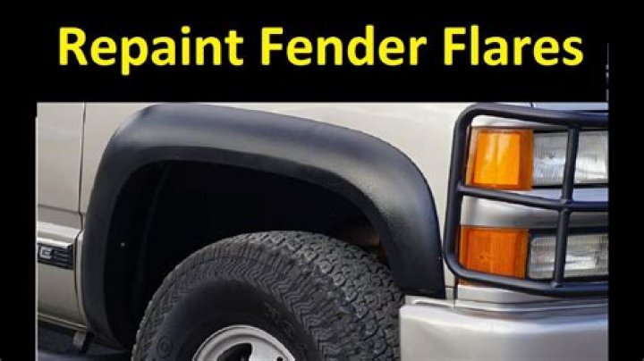 Do fender flares ruin paint?