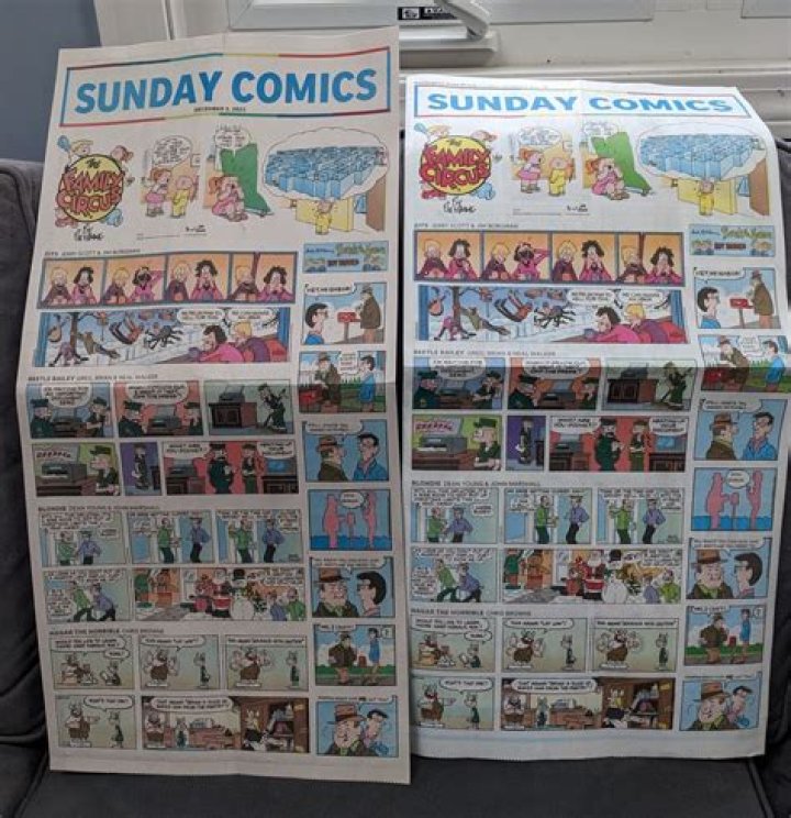 Do Sunday papers still have comics?