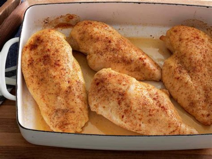 Do you cover boneless chicken breast when baking?