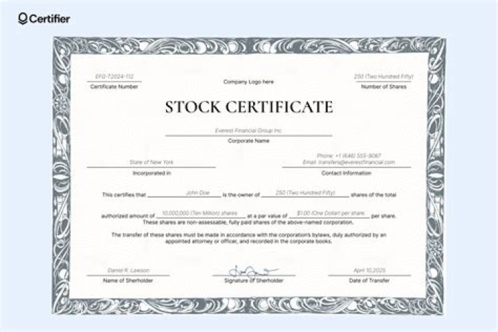How do I complete a stock certificate transfer?