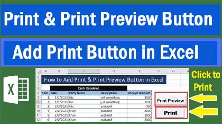 How do I create a print Preview button in access?
