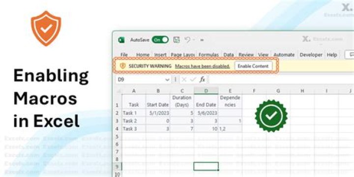 How do I enable macros in Excel VBA?