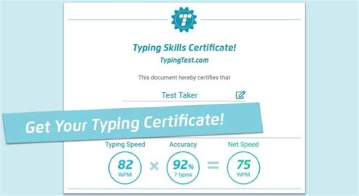 How do I get an official typing certificate?