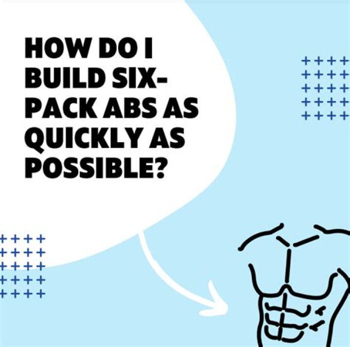 How do I get six-pack abs as quickly as possible?