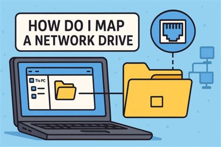 How do I map a network drive to a specific user?