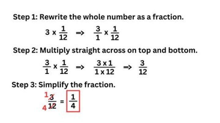 How do I multiply a whole number by a fraction?