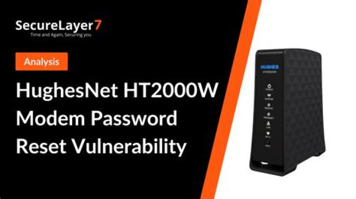 How do I reset my HughesNet router?