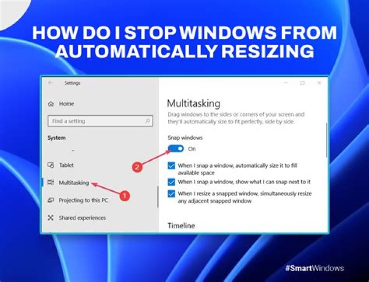 How do I stop Windows from automatically minimizing?