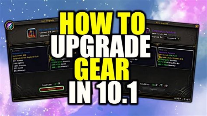 How do I upgrade my heirloom gear?