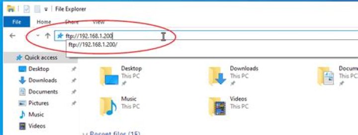 How do I view FTP in file explorer?