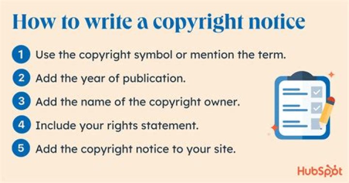 How do I write a copyright infringement notice?