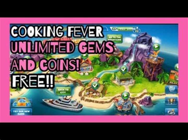How do you get unlimited gems on cooking fever?