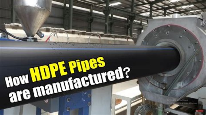 How do you lay HDPE pipes?