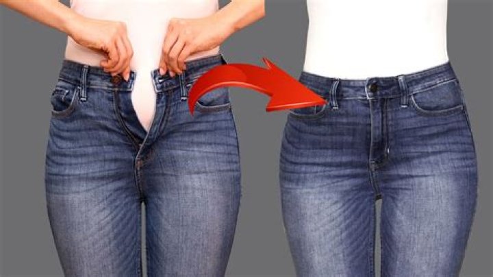 How do you loosen tight jeans on your waist?