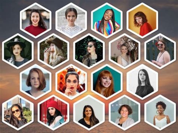 How do you make a hexagon collage?