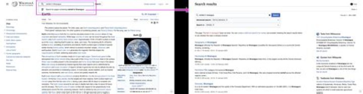 How do you search the earth?