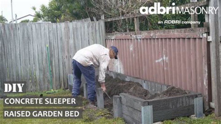 How do you secure a raised bed sleeper?