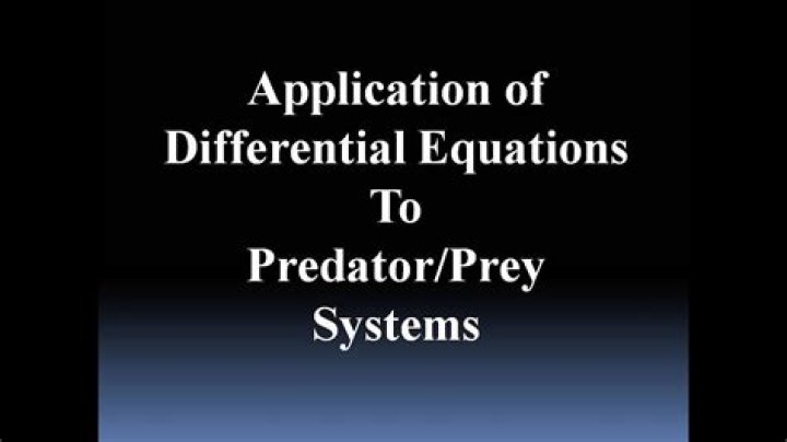 How do you solve a predator/prey differential equation?