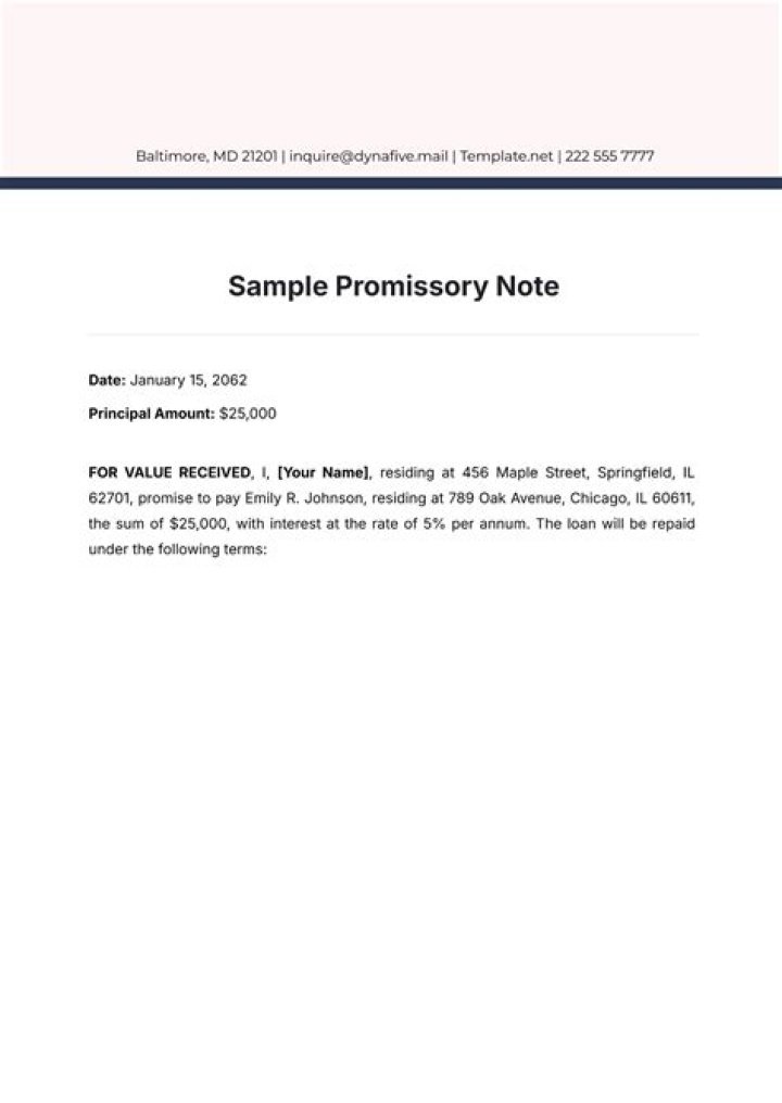 How do you write a promissory note in the Philippines?