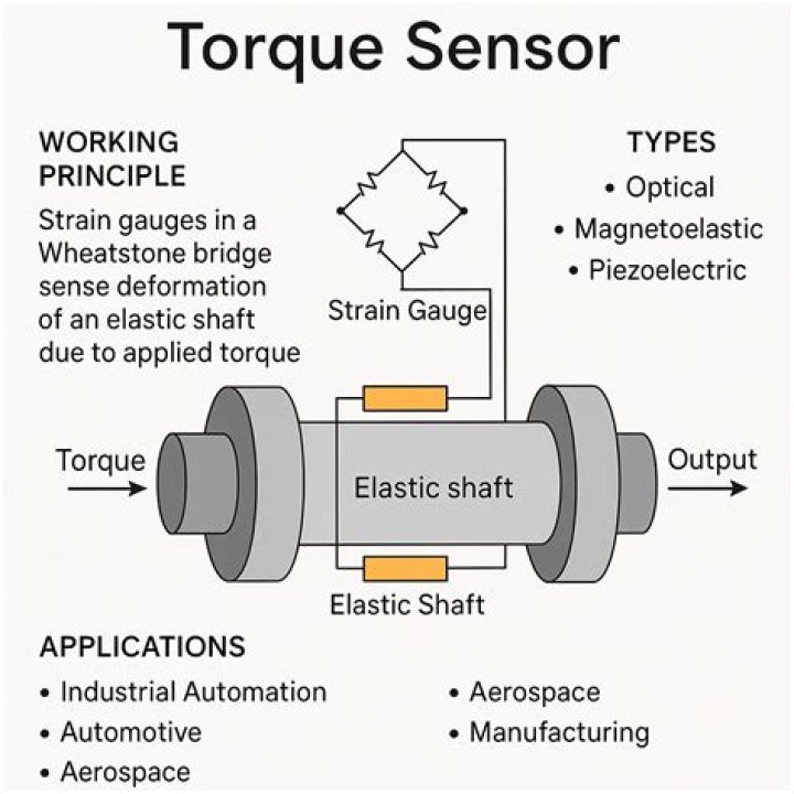 How does a rotary torque sensor work?