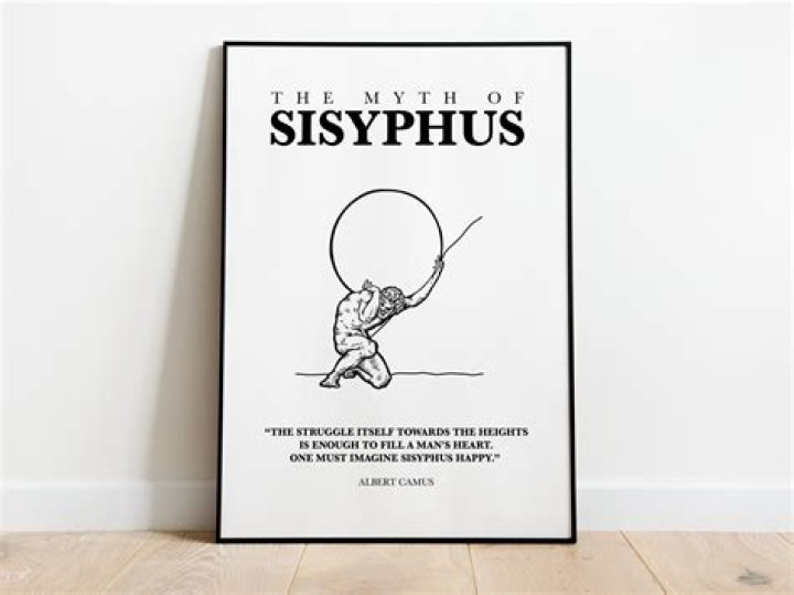 How is the concept of the absurd used in the myth of Sisyphus?