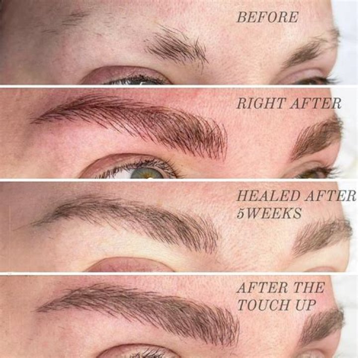 How long does it take for permanent eyebrows to heal?
