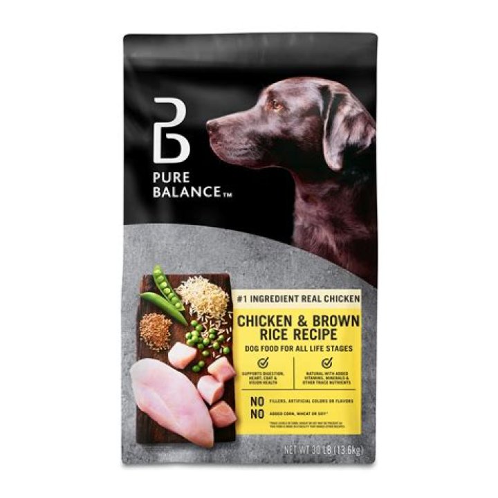 How many calories are in a cup of pure balance dog food?