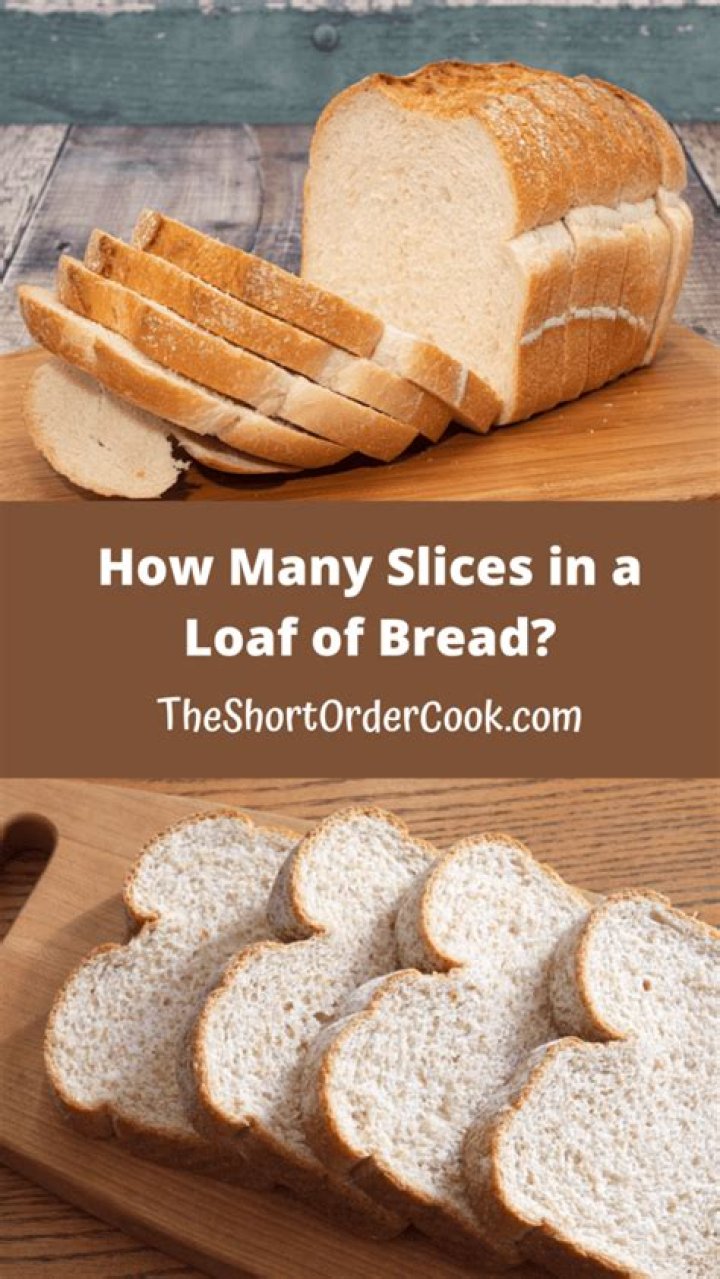 How many cubes of bread are in a loaf?