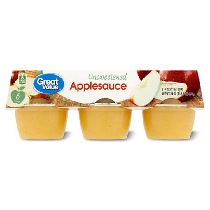 How many cups is 4 ounces applesauce?