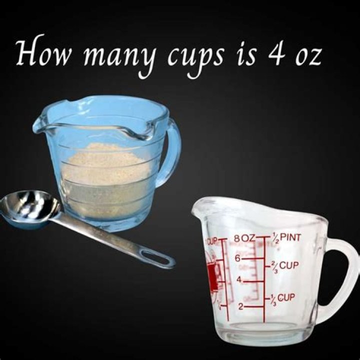 How many cups is 4oz dry?