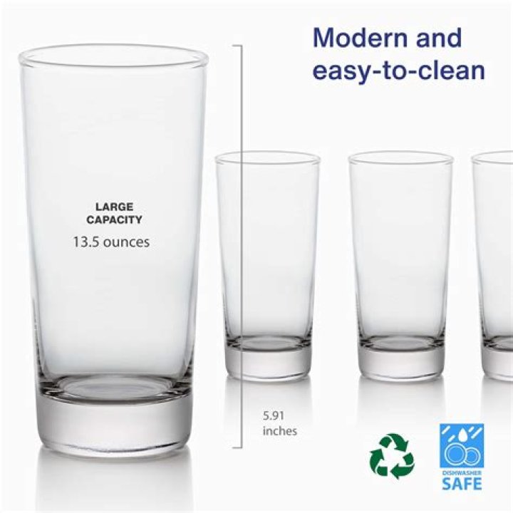 How many glasses of water are 40 oz?
