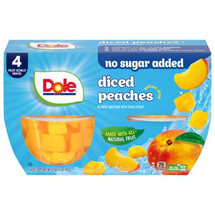 How much does 2 cups sliced peaches weigh?
