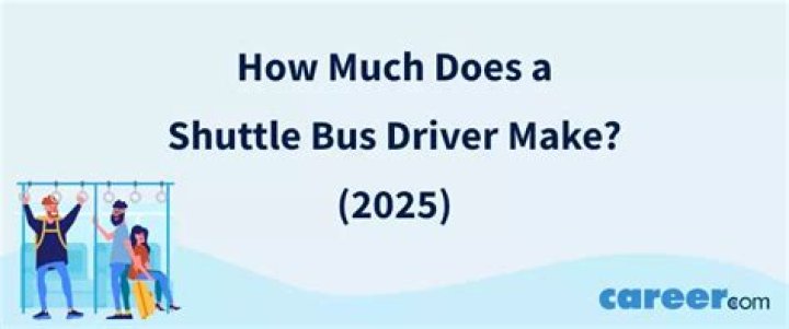 How much does a shuttle bus driver make?
