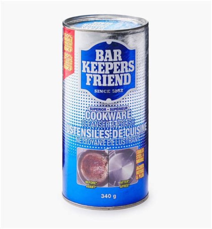 Is Bar Keepers Friend safe for pans?