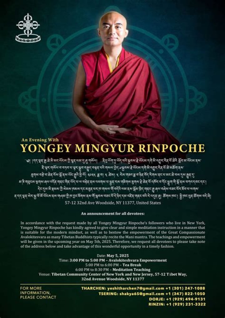Is mingyur Rinpoche a monk?