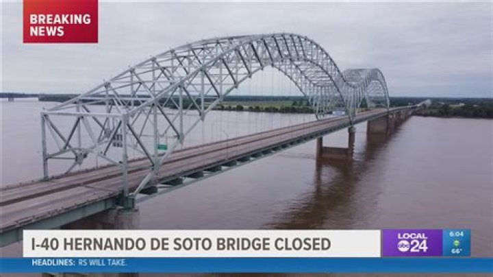 Is the i40 bridge in Memphis still closed?