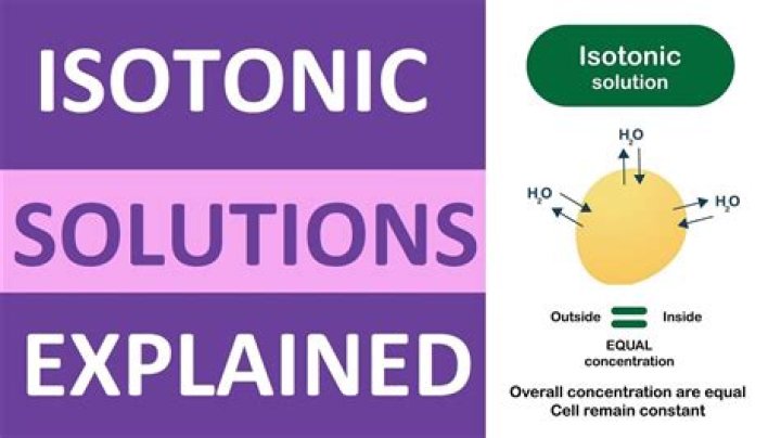 Is the ocean a isotonic solution?