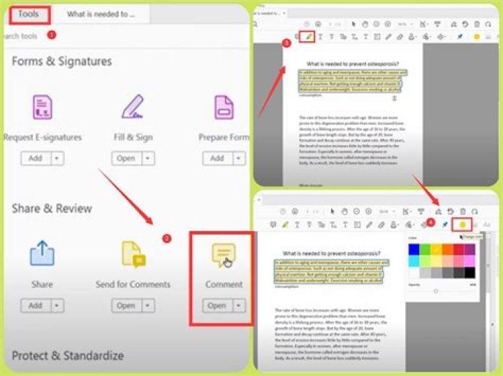 Is there a shortcut to highlight in PDF?