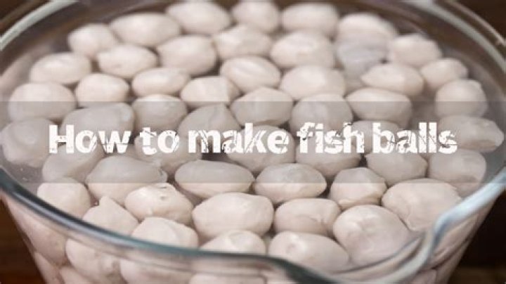 What are fish balls made of?