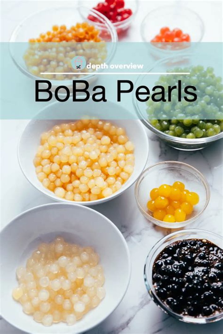 What boba pearls are made of?