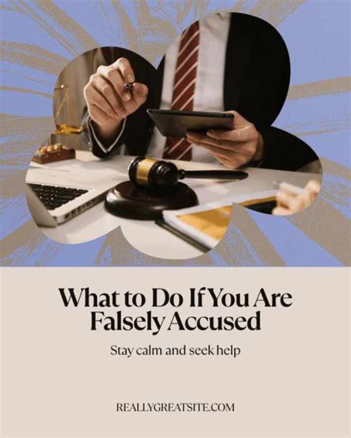 What can you do if you are falsely accused of theft?