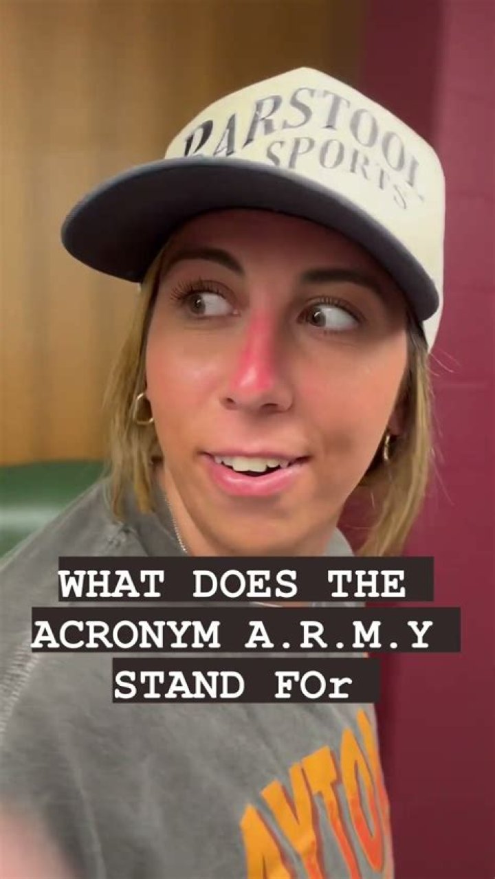 What does the acronym Army stand for?