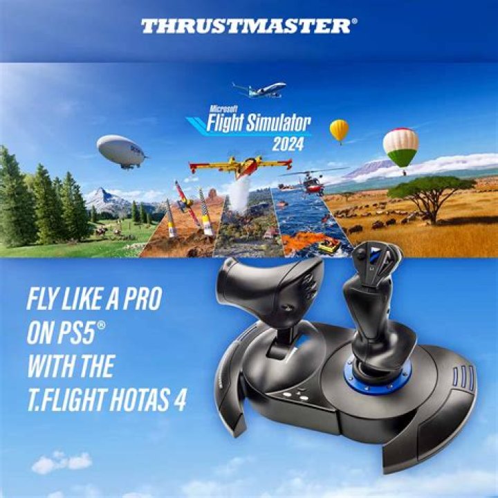 What games are compatible with the Thrustmaster T Flight Hotas 4?