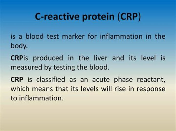 What if C reactive protein test is positive?