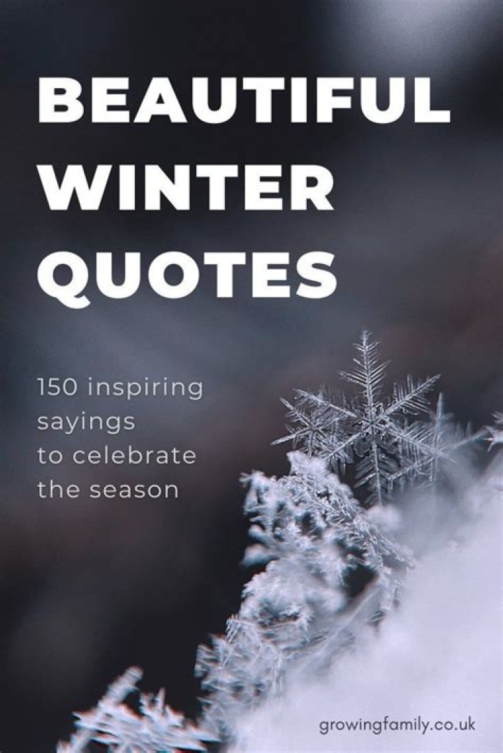 What is a quote about winter?