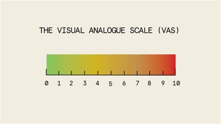 What is a visual analog scale used for?