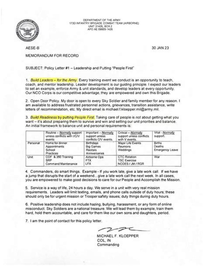 What is an AF MFR?